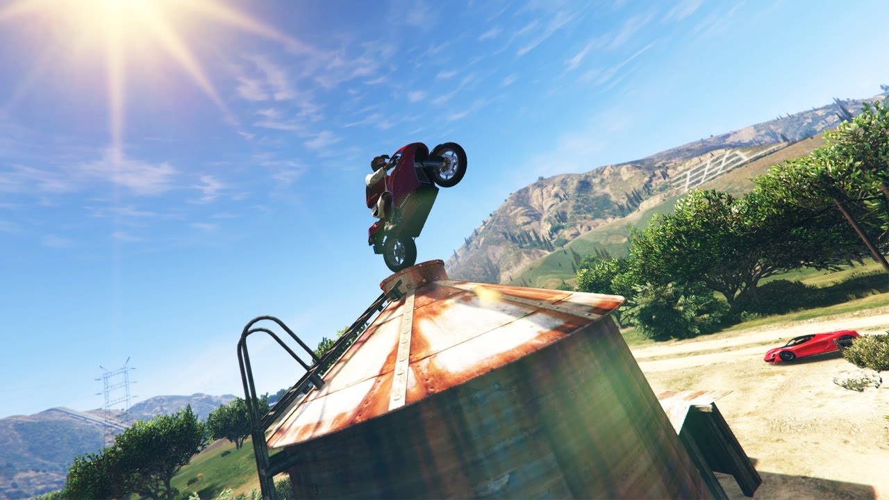 INSANE BIKE STUNTS! - (GTA 5 Top 10 Stunts)