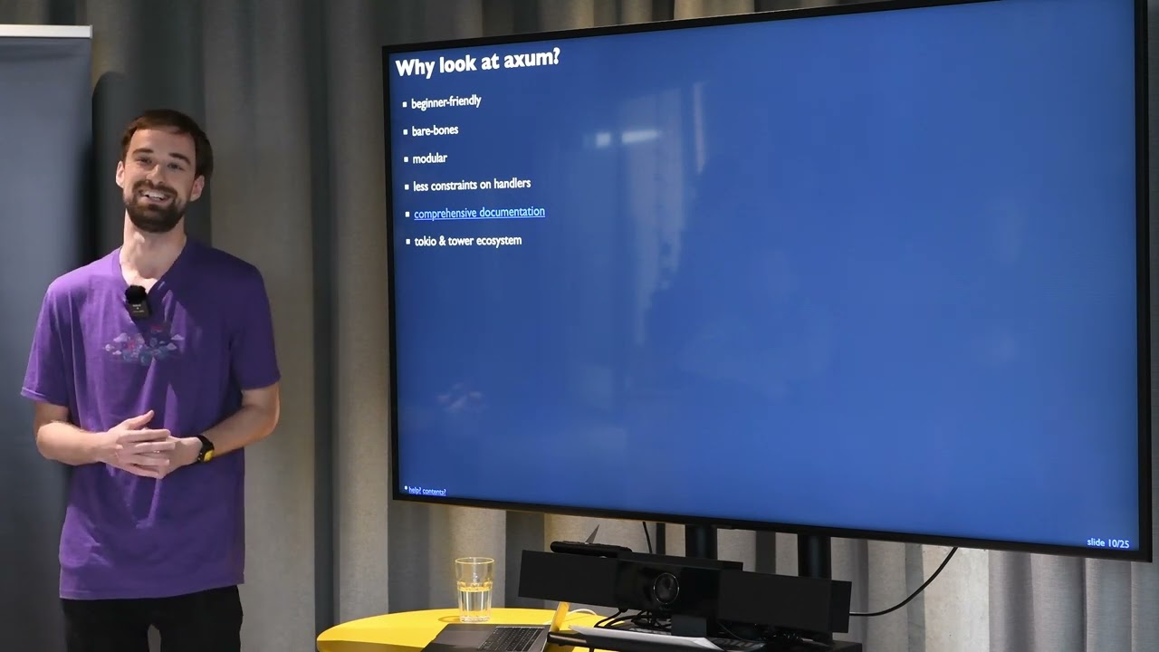Axum Web Framework - Tomáš Jašek | Rust Meetup | Sonalake