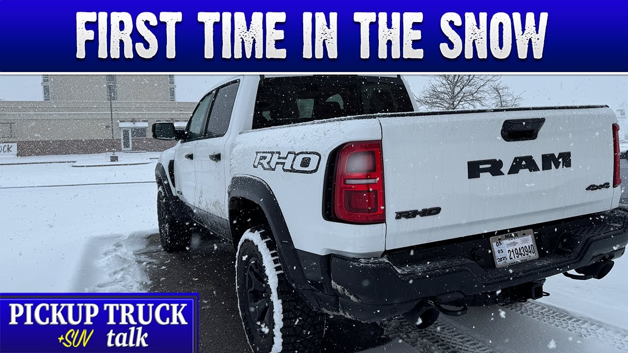 Driving Through a Snow Storm in a 2025 Ram 1500 RHO! Plus MPG Check