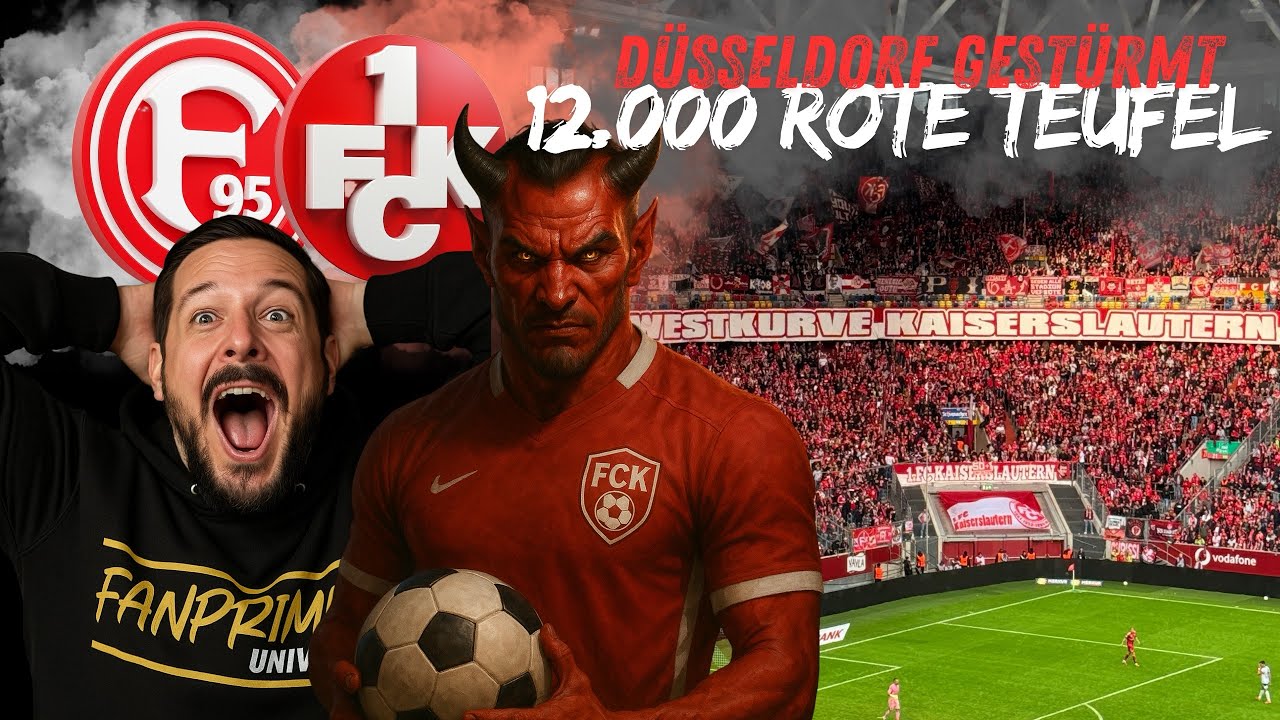 💥12.000 Kaiserslautern-Fans Invasion😱 / Düsseldorf vs Lautern / Stadionvlog FANPRIMUS