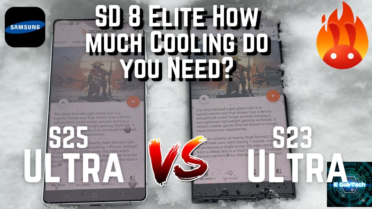 How much cooling does the Snapdragon Elite on the S25 Ultra need?