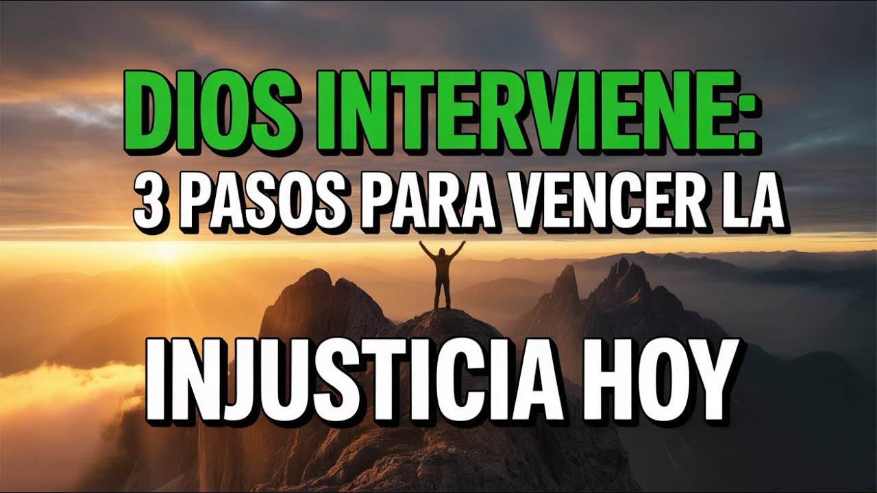 Oración Matutina Sagrada: 3 Pasos para una Intervención Divina contra 7 Injusticias y Opresión
