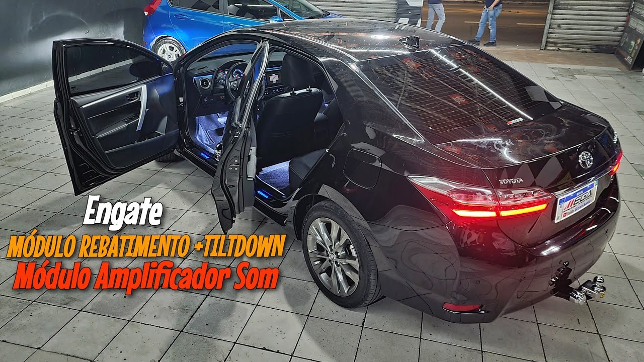 Corolla Xei 2019 Fibra Ótica Néon Led Painel RGB + Desbloqueio Mídia + Ultra Led + Soleiras Led