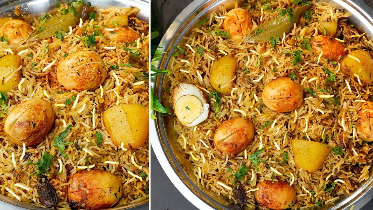 कुकर में एक साथ डालो अंडे ,चावल और आलू देखते ही बोलोगे अभी बना के खालू - INSTANT COOKER ANDA BIRYANI