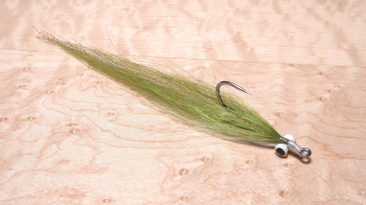 Вязание синтетической приманки Clouser Minnow