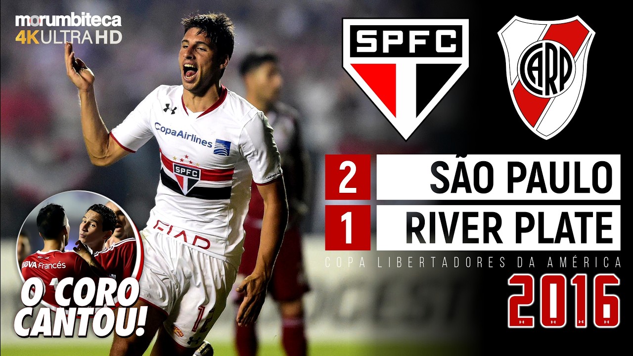 São Paulo 2x1 River Plate - 2016 - CALLERI AMASSA O RIVER E 50.000 TRICOLORES SACODEM O MORUMBI!