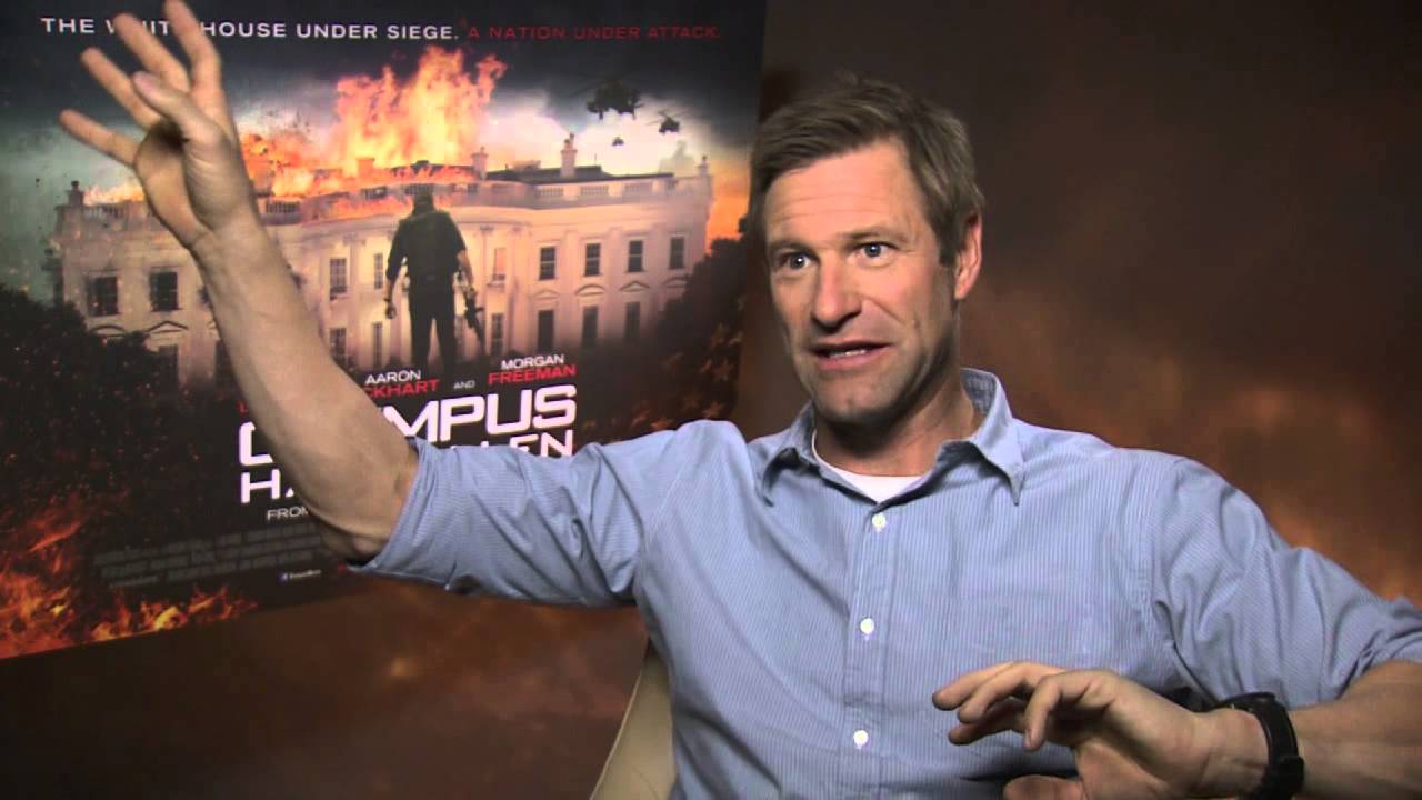 Aaron Eckhart Interview - Olympus Has Fallen