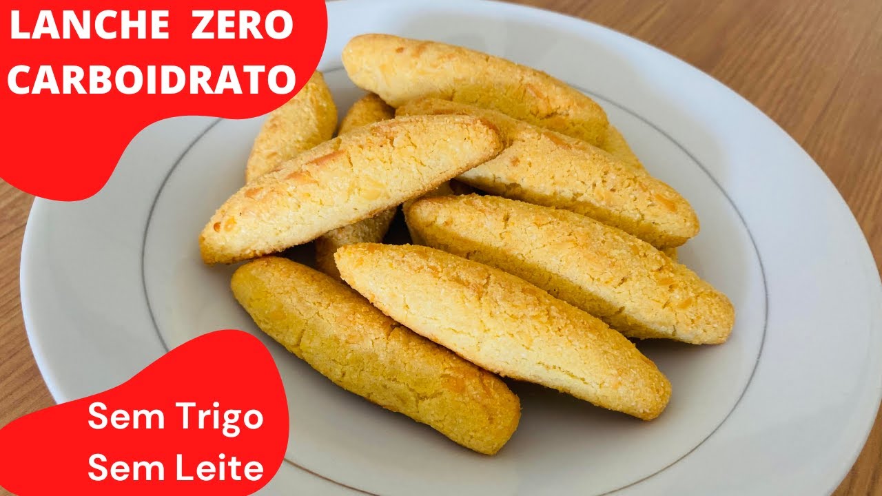 LANCHE ZERO CARBOIDRATO, Sem FARINHA, Sem LEITE, Só 4 Ingredientes e DELICIOSO! Low Carb