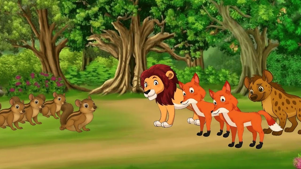गिलहरियों का आतंक | Animal Moral Cartoon Video | Jungle Story in Hindi | Hindi Moral Story