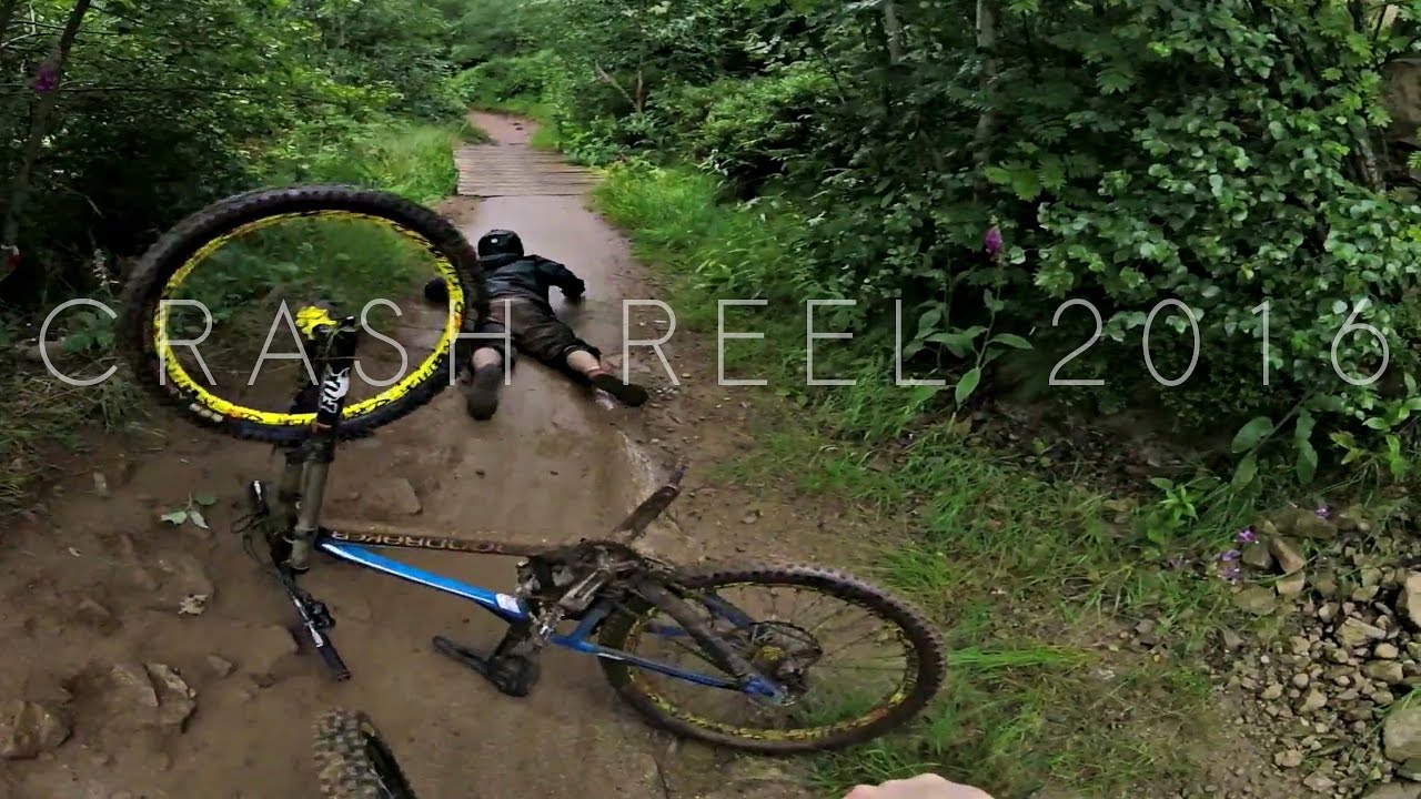 CRASH REEL 2016 - downhill / enduro fail compilation -subtitled-