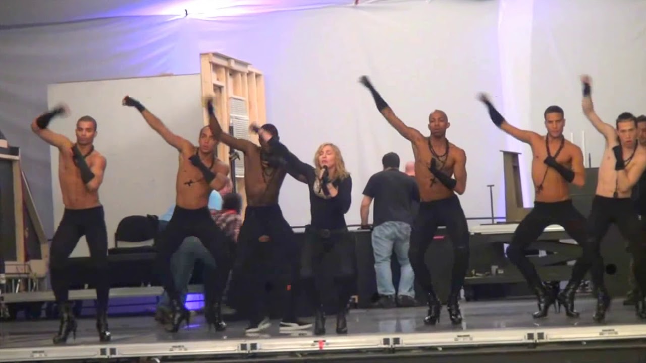MADONNA  Girl Gone Wild  Studio Rehearsal