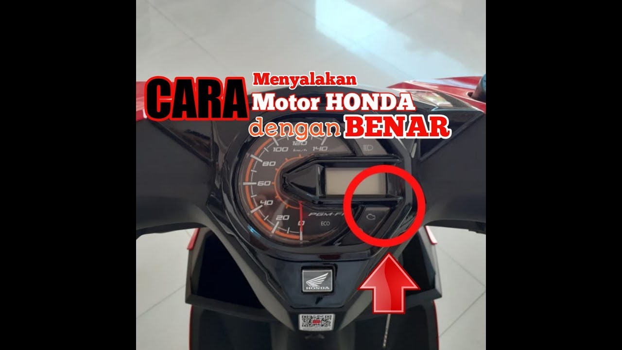 CARA MENYALAKAN SEPEDA MOTOR HONDA PGM-F1 DENGAN BENAR
