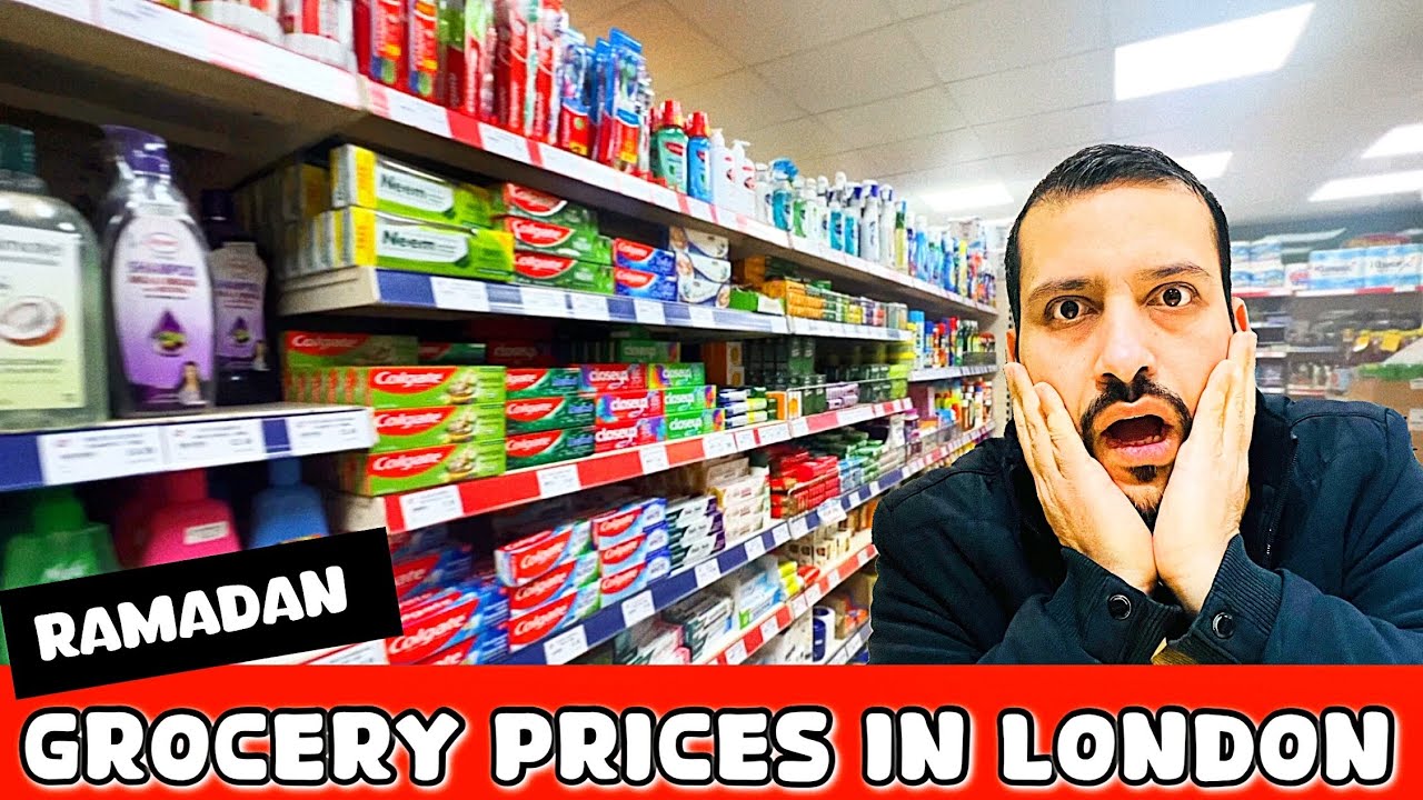 Grocery Shopping 🛒 For Ramadan Iftar | Grocery Prices in London | Students Life in UK 🇬🇧 |