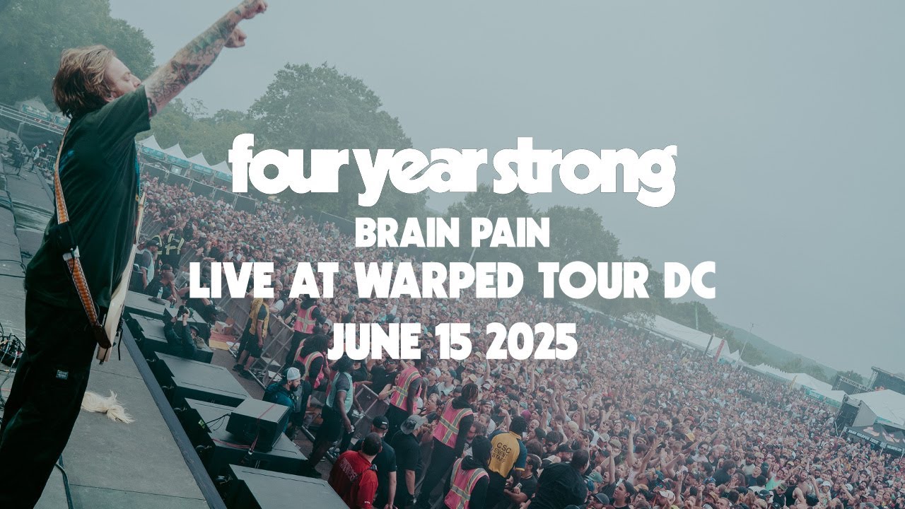 four year strong | brain pain - live at dc vans warped tour 2025