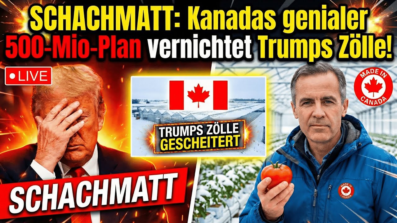 SCHACHMATT: Kanadas genialer 500-Mio-Plan vernichtet Trumps Zölle!