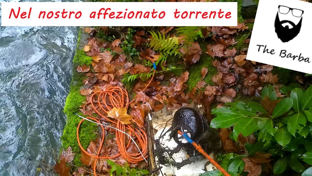 Magnet fishing al nostro torrente di fiducia