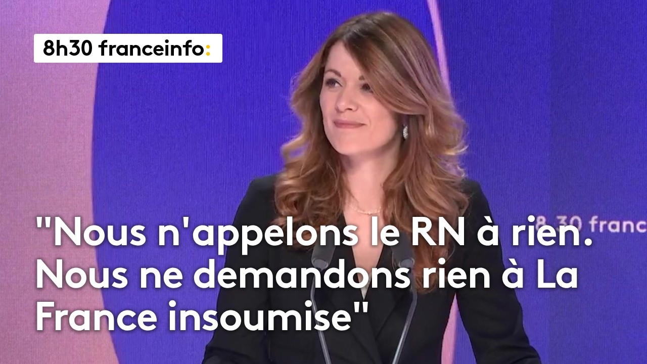 Dissolution de groupuscules violents, barrage à LFI... Maud Bregeon dans le 