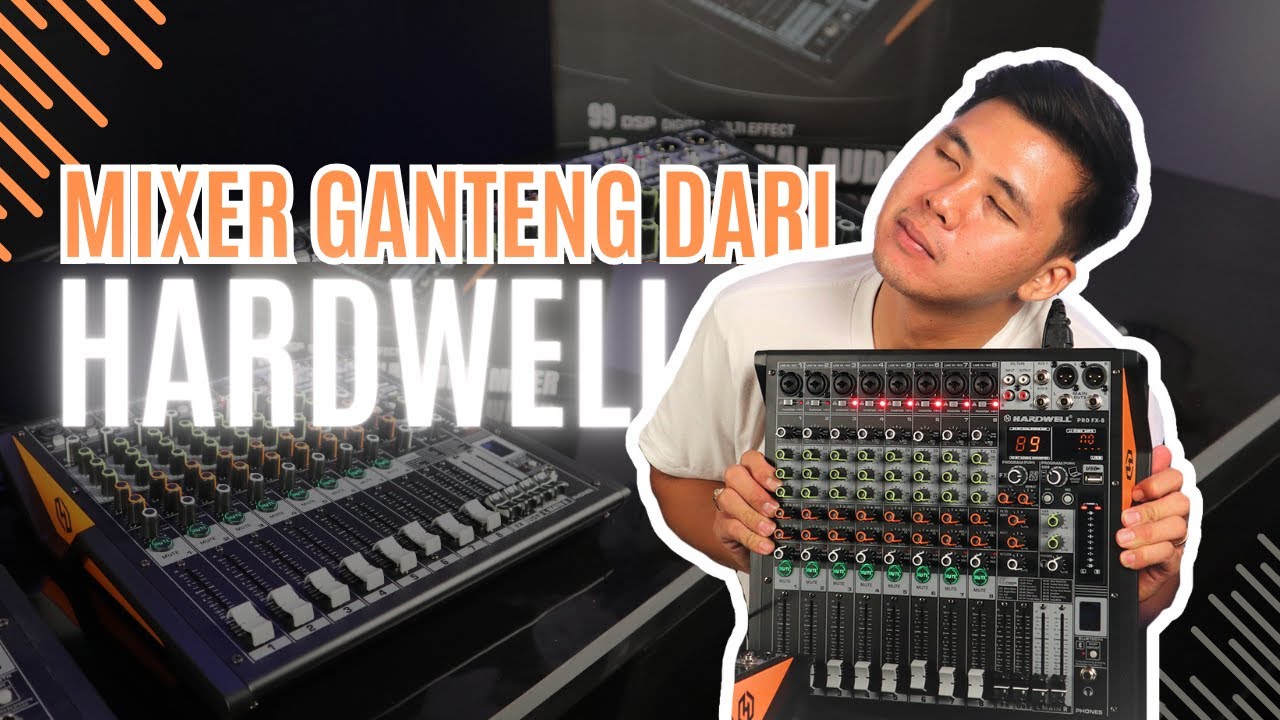 Mixer Ganteng Hardwell Pro Fx Series Ajib ini Mixer nya!!