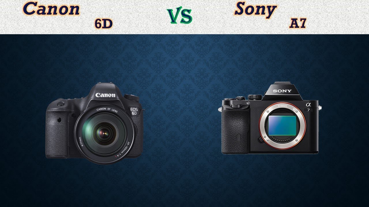 Canon 6D vs Sony A7 - Comparison, Specifications, Price