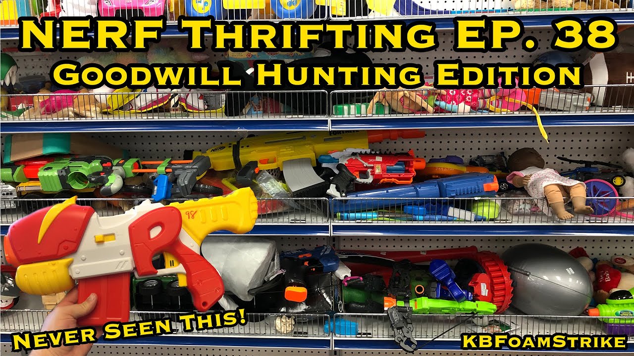 KBFoamStrike's NERF THRIFTING Vlog EP. 38: Goodwill Hunting Edition - NERF Fortnite, Rival and More!