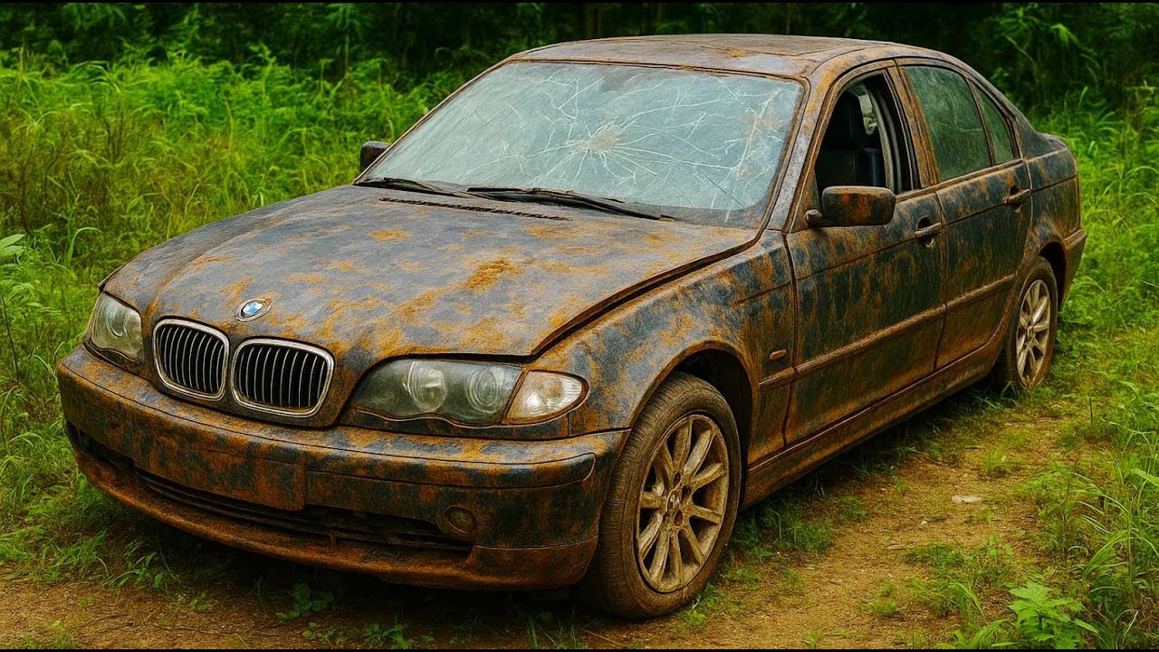 Abandoned BMW 7 Series Rebuild | From Rust to Luxury Sedan