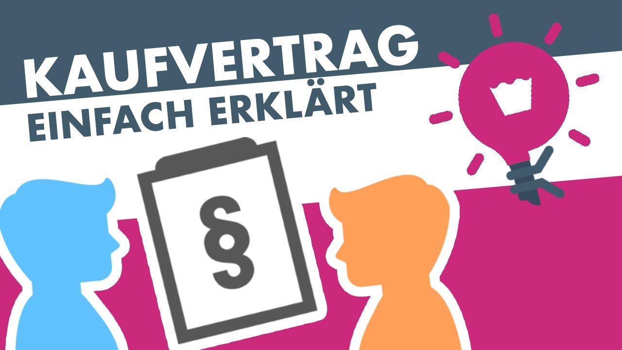 DER KAUFVERTRAG einfach erkl&auml;rt | konkludentes Handeln | Rechte und Pflichten