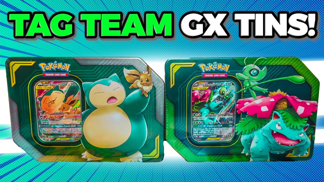 Opening Pokemon Tag Team GX Tins! *RARE*