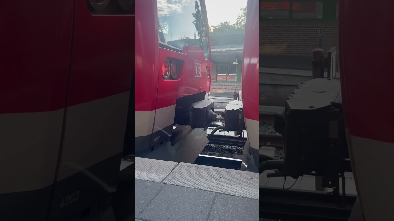 ET474 Kopplung am S Bahnhof Ohlsdorf #train #germany #hamburg #sbahn #shorts