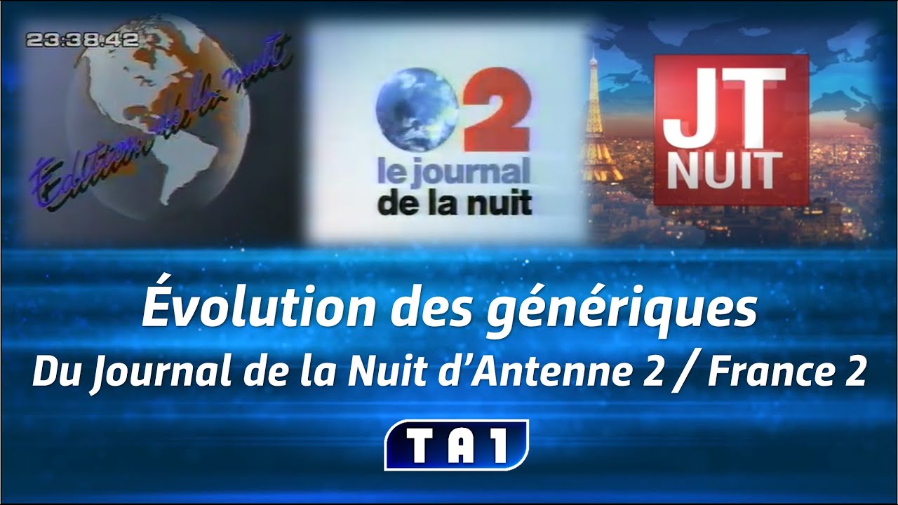 Évolution des génériques du Journal de la Nuit d'Antenne 2 / France 2 (1985-2011)