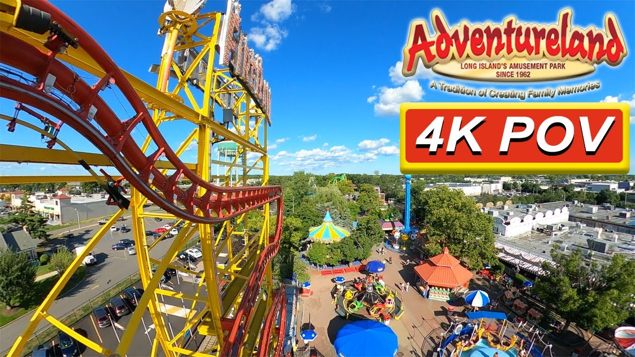 Fireball (4K Front Seat POV)- Adventureland, Long Island, NY