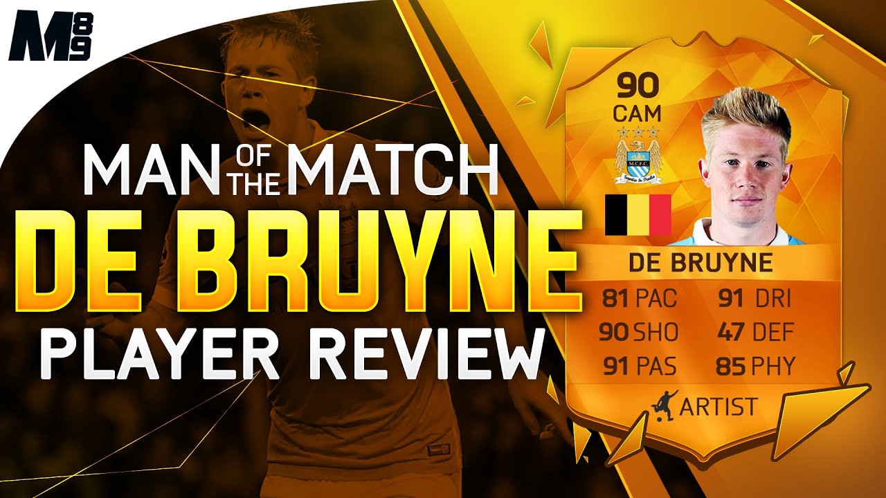 FIFA 16 MOTM DE BRUYNE REVIEW (90) FIFA 16 Ultimate Team Player Review + In Game Stats