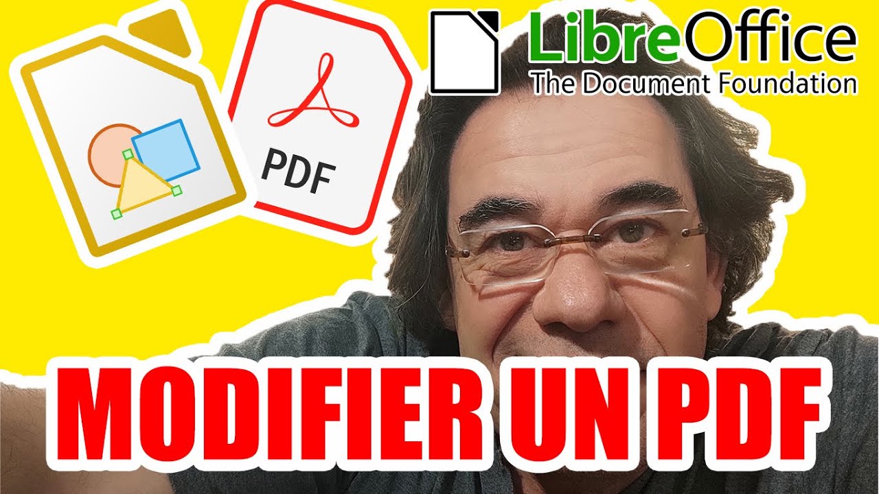 Modifier un fichier pdf gratuitement avec Libre Office Draw !