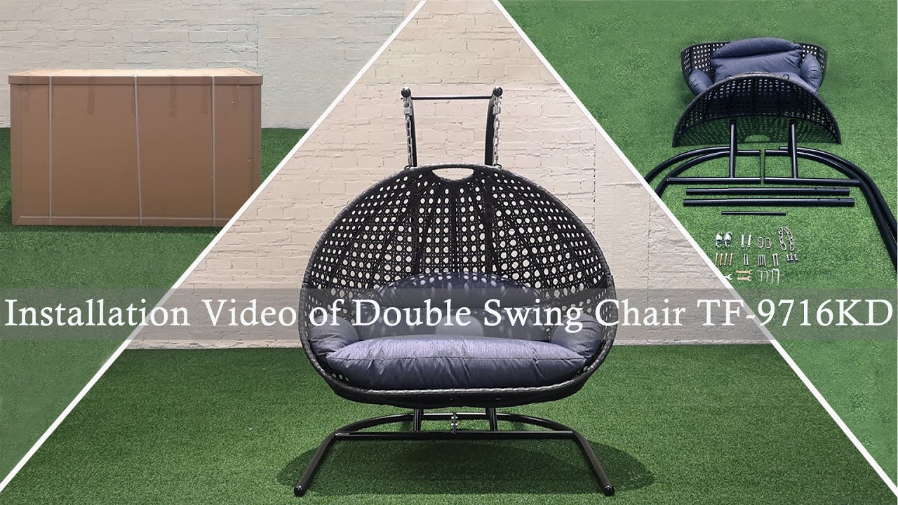 Installation Video of Double Swing Chair TF 9716KD