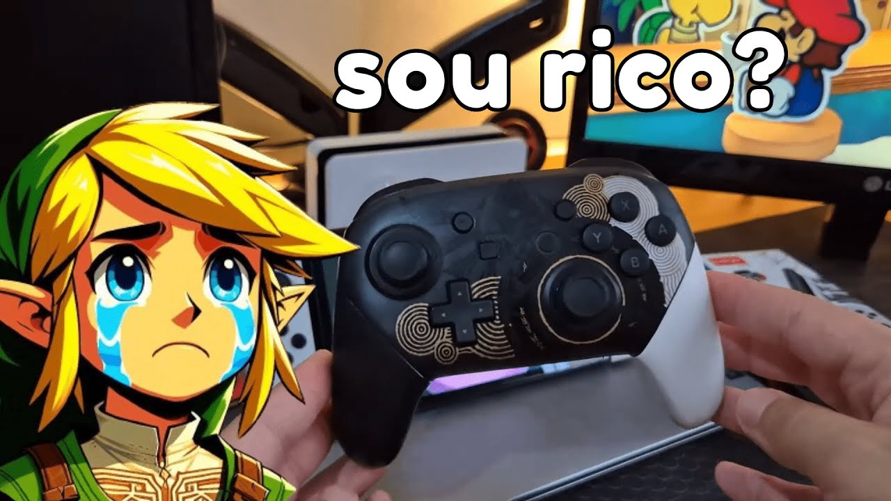 Comprei acessórios para o meu NINTENDO SWITCH em 2024