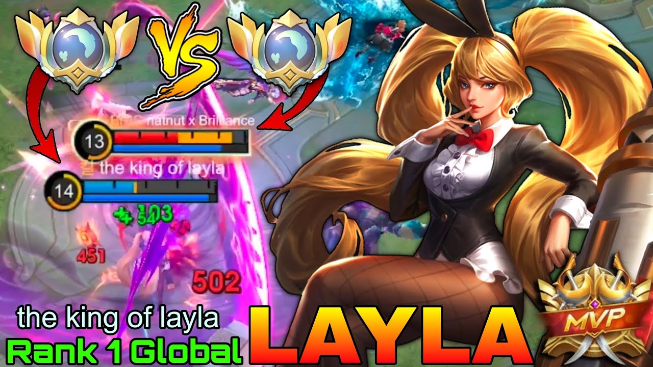 No.1 Layla VS Top Global Benedetta - Top 1 Global Layla by the king of layla - Mobile Legends
