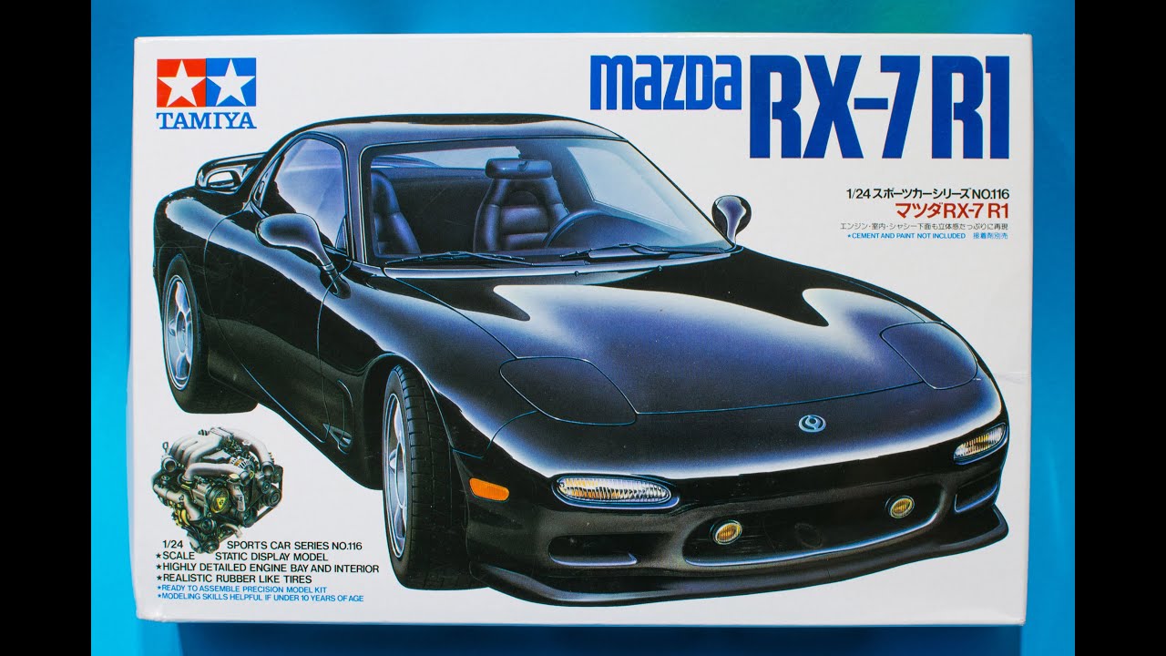 Tamiya 1/24 Mazda RX7 R1 Model Kit Review