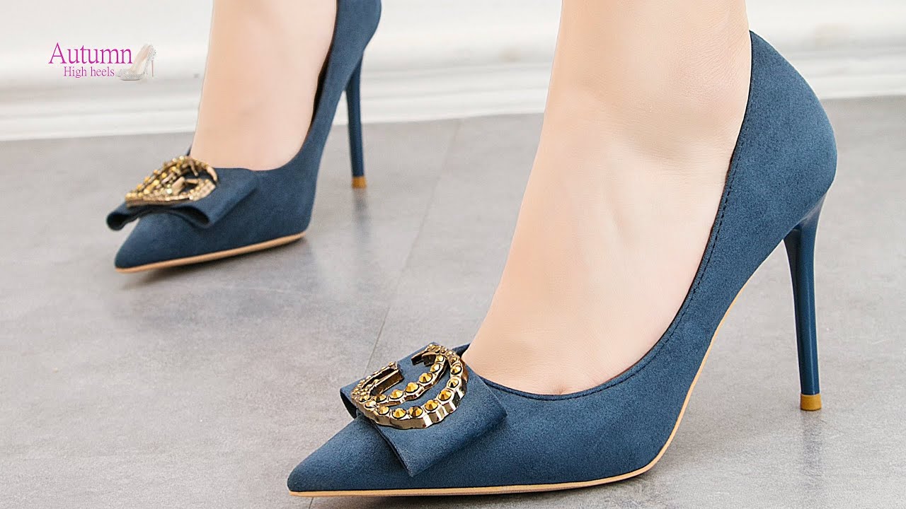 Green High Heels with a Striking New Toe Design | Statement pick