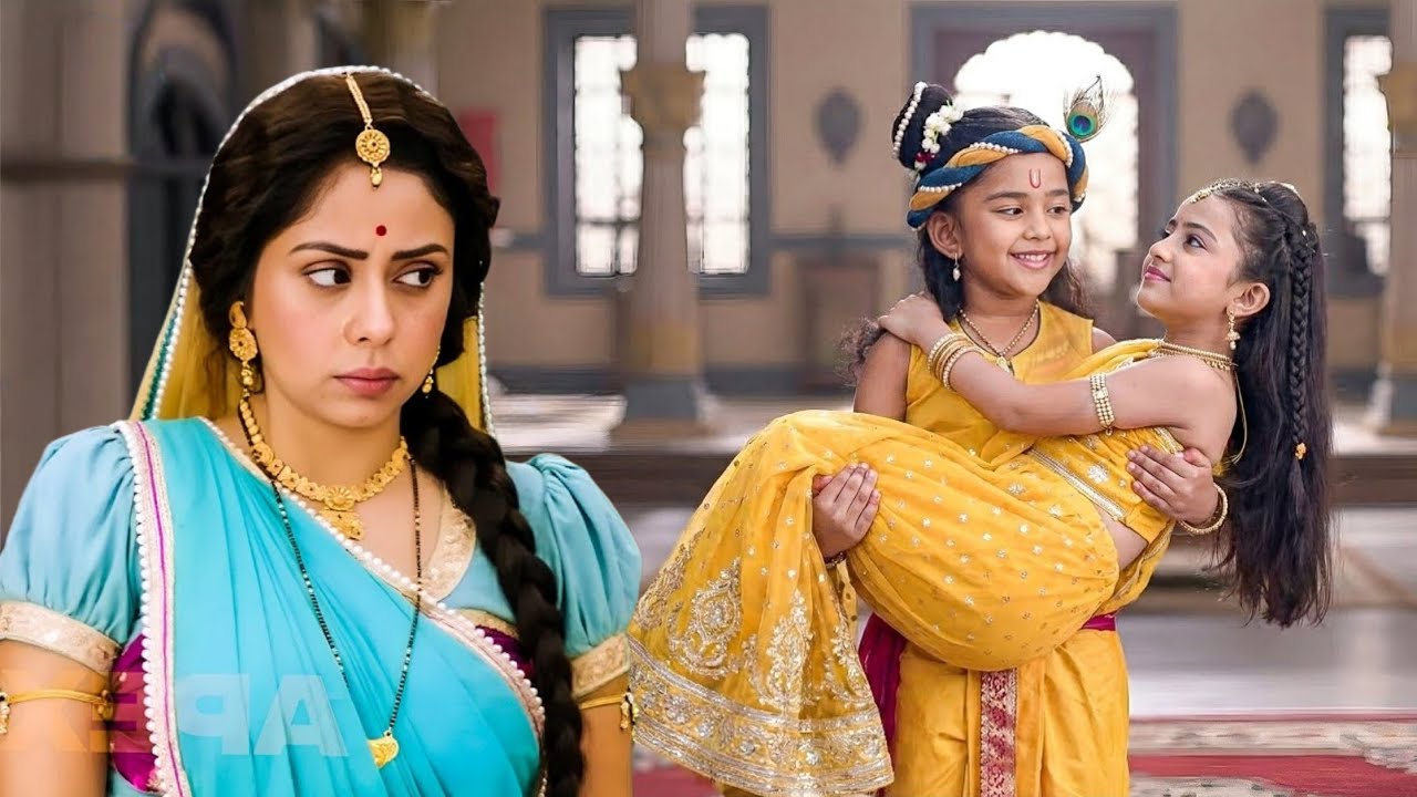 यशोदा मईया ने छिपकर देखा कान्हा राधा को प्यार करते | यशोमती मईया के नंदलाला | Shree Krishan Leela 