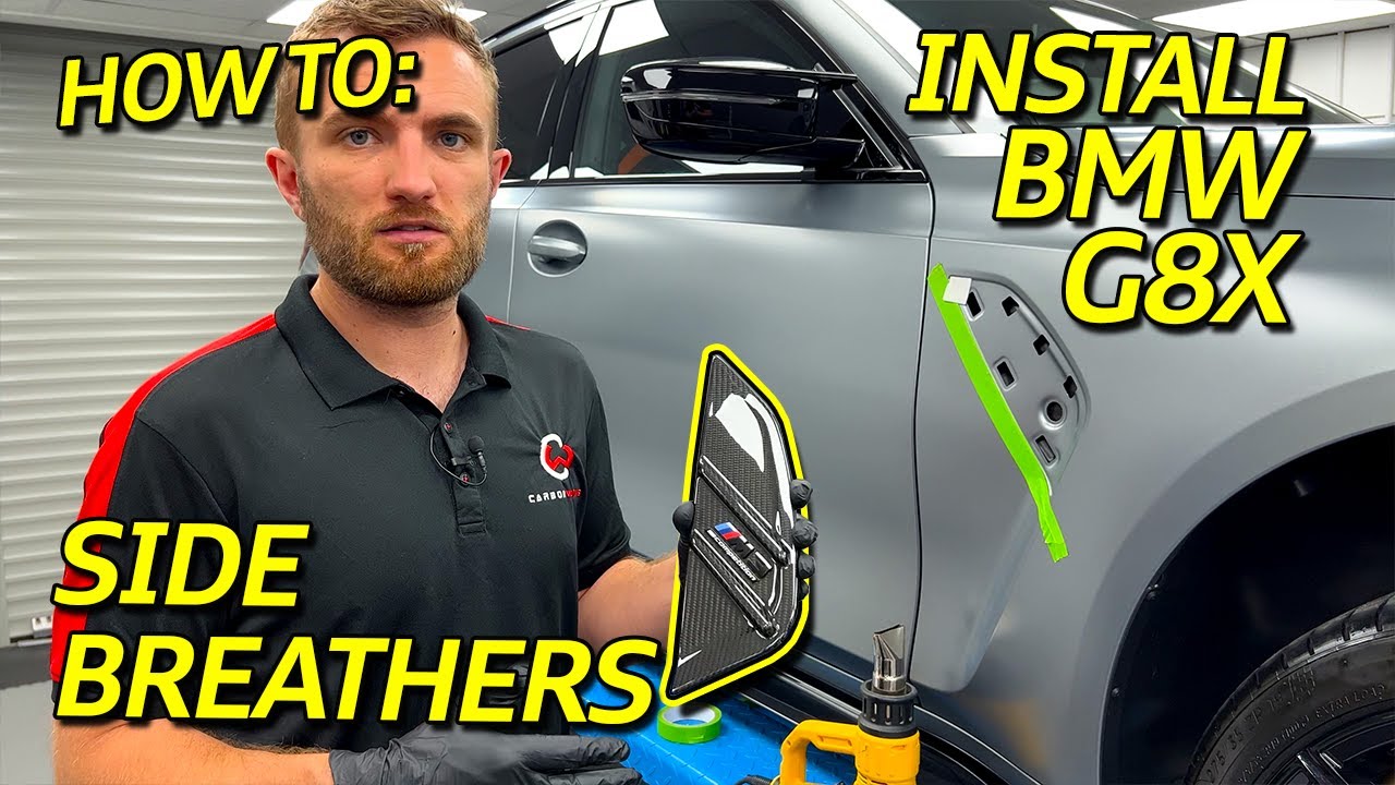 HOW TO Install Carbon Fibre Side Breathers To A BMW M3 G80 / M4 G82