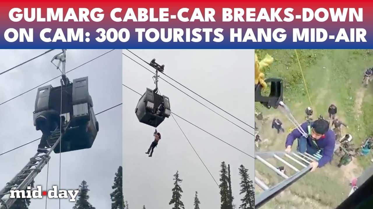 Gulmarg Cable-Car SHOCKER: Indian Army&rsquo;s DARING Rescue, Tourists HANG Mid-Air - Gondola Malfunctions
