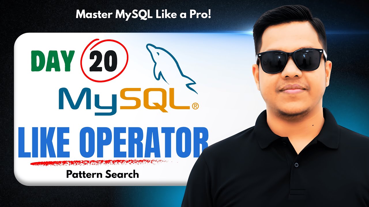 L20: LIKE Operator in SQL with Examples | Class 12 Computer Application & Computer Science 🔥