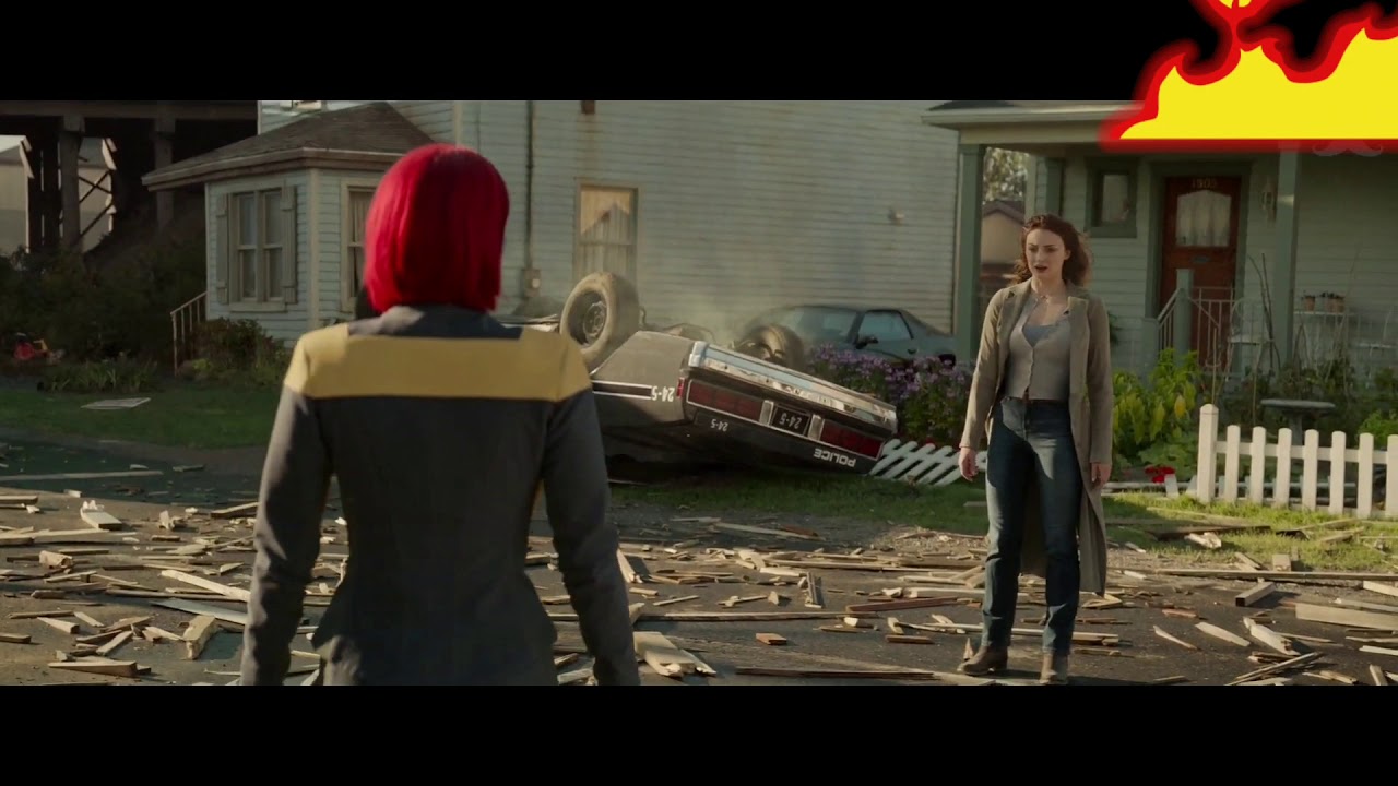 Dark Phoenix Raven Death Scene!!!