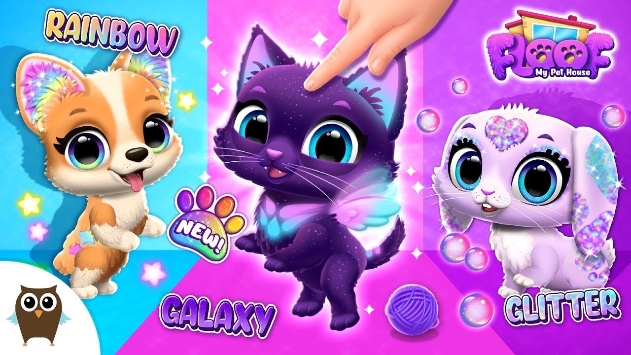 New game FLOOF - My Pet House -| Beautiful Dog and Cat Games |#92 Playing🤩and opening Surprise 🎉😻😍