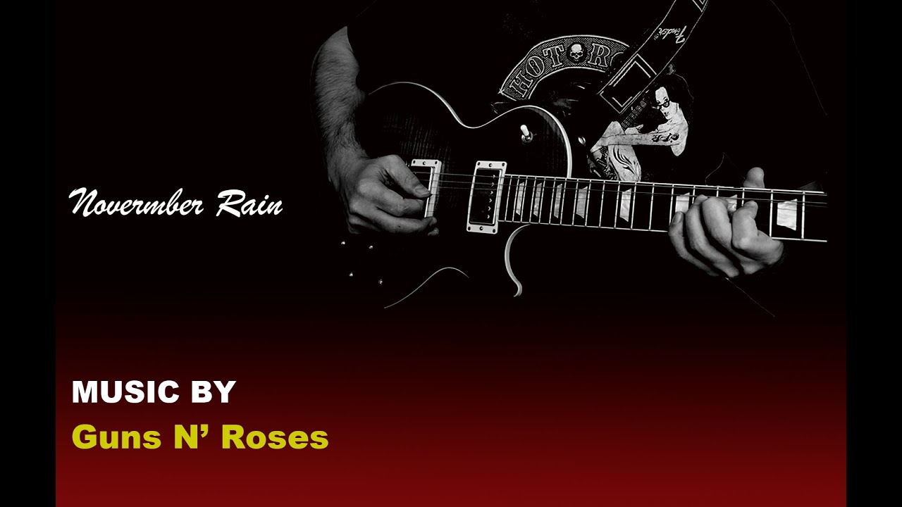 November Rain Guitar Backing Track (no vocals) | Guns N' Roses