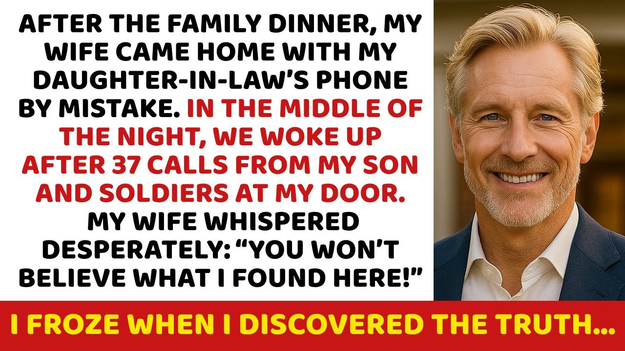 After the family dinner, my wife came home with my daughter-in-law’s phone by mistake.In the middle