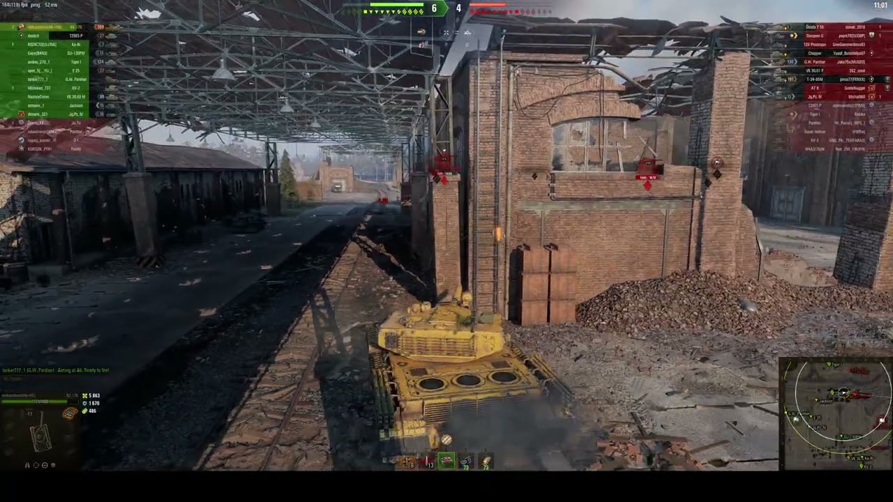 BZ-176 - 8 682 damage / 6 kill / 1 890 blocked / 1 698 assist