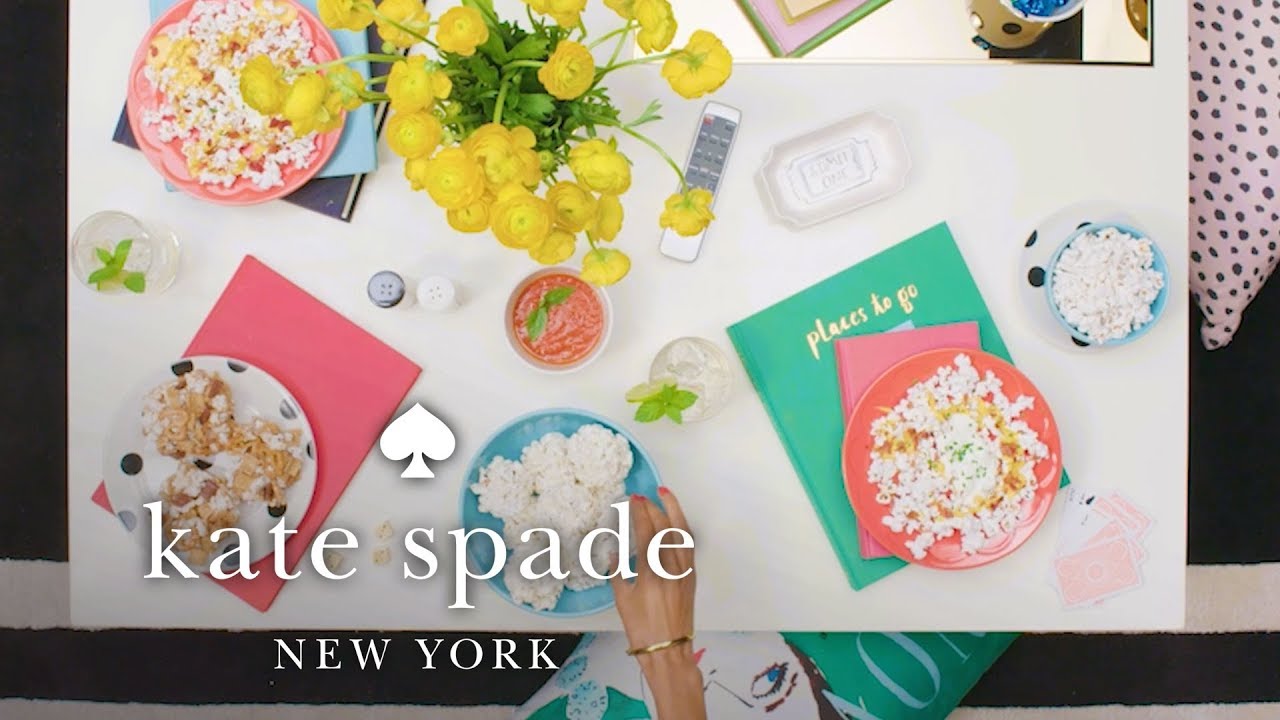 setting the scene: movie night | make yourself a home | kate spade new york