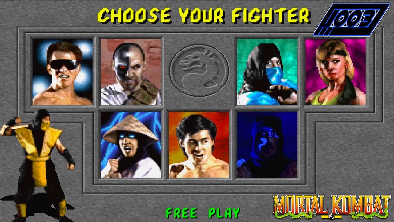 Mortal Kombat Scorpion Arcade Playthrough