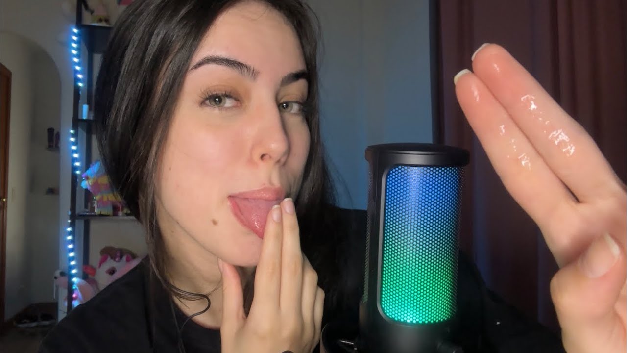 ASMR- BANHO DE GATO RÁPIDO E MOLHADO (Spit painting fast)