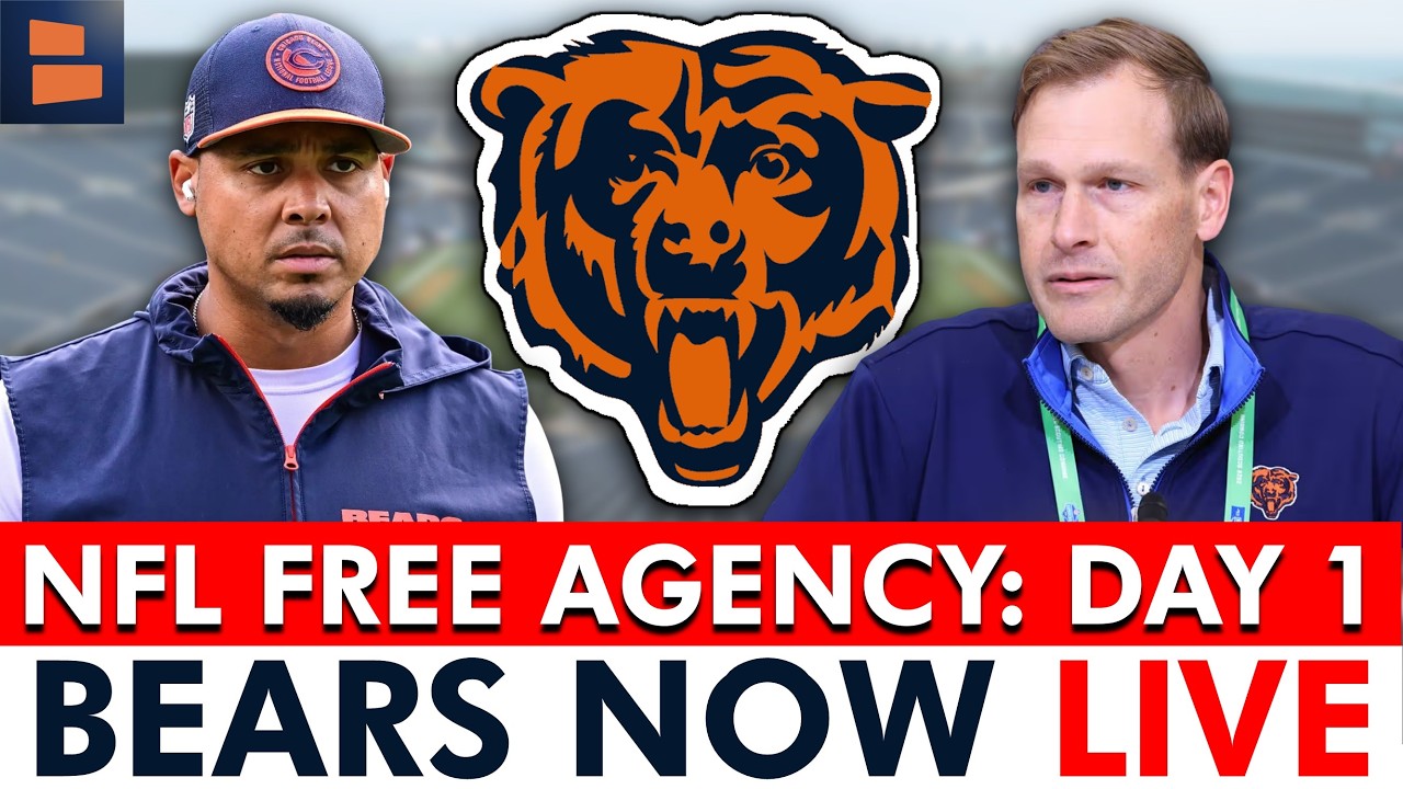 Chicago Bears 2026 NFL Free Agency LIVE - Day 1